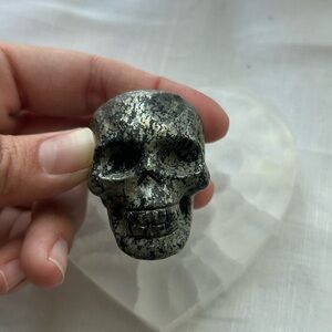 Pyrite Skull